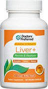 Bottle of Liver + Revive & Restore 30 Day Supply